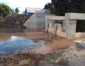  Enchimento de reservatório. Localização: Papanduva, Vale do Itajaí - SC.