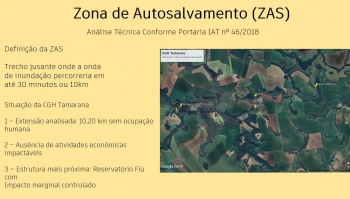  Zona de Autossalvamento é uma das exigências do PAE