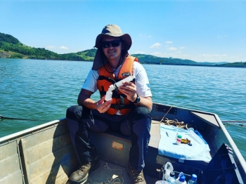  Coleta de parâmetros Físico-químicos para programa de monitoramento de qualidade de água de Usina hidrelétrica (UHE) no município de Alpestre (RS).
